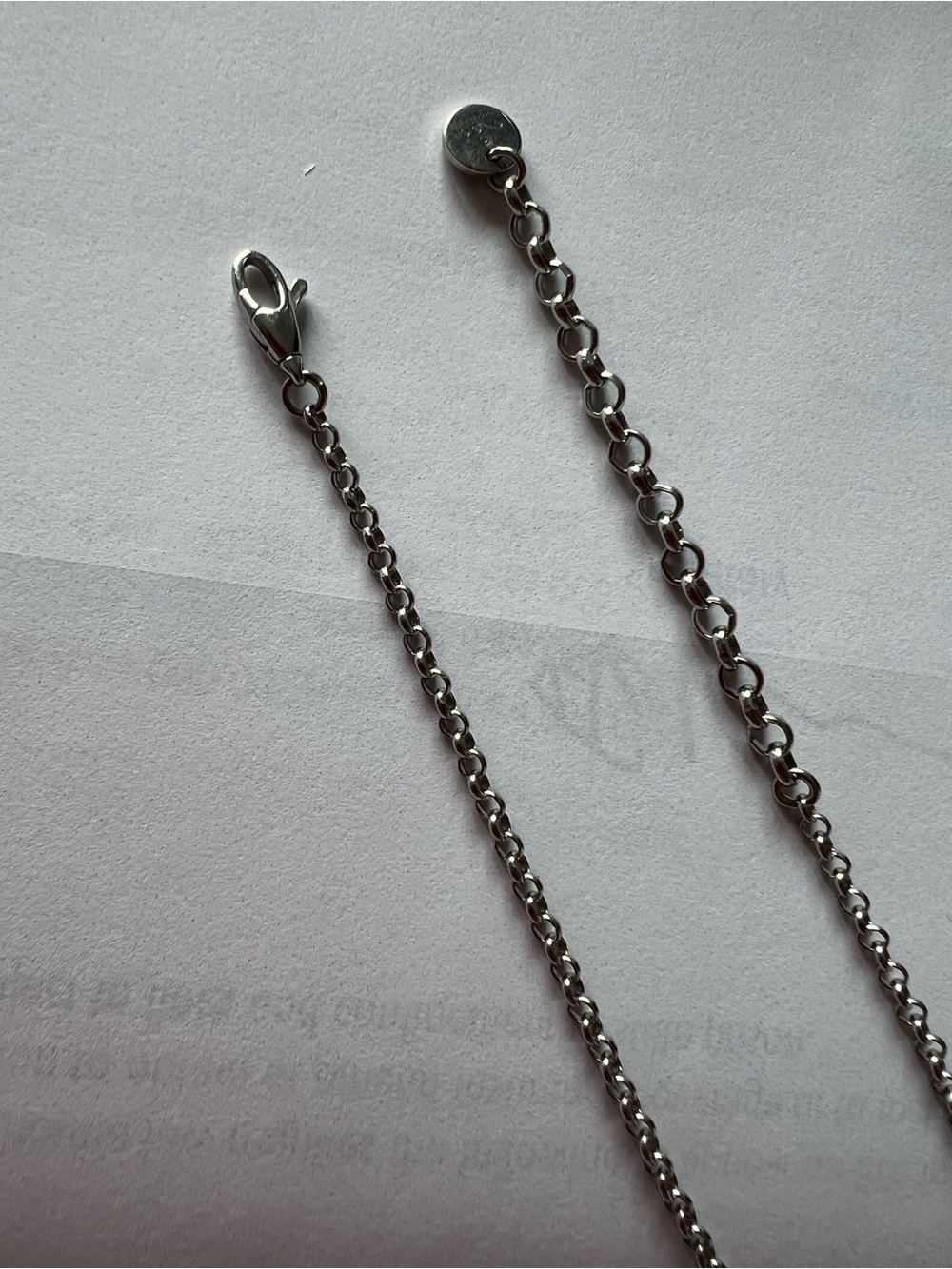 Gucci Silver Interlocking G Rope-Edge Pendant Necklace - Picture 8 of 9
